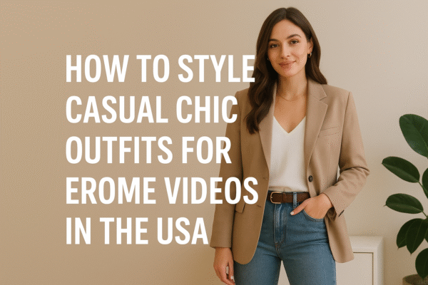 How to Style Casual Chic Outfits for EroMe Videos in the USA