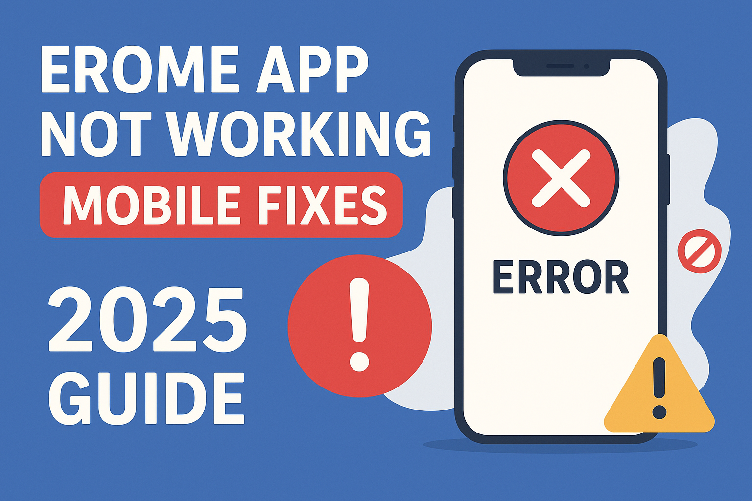 Erome App Not Working – Mobile Fixes (2025 Guide)